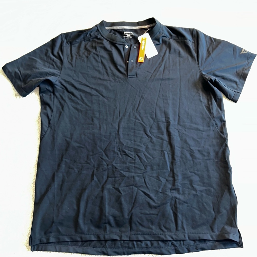 Baleaf Men's Dark Blue Short Sleeve Shirt